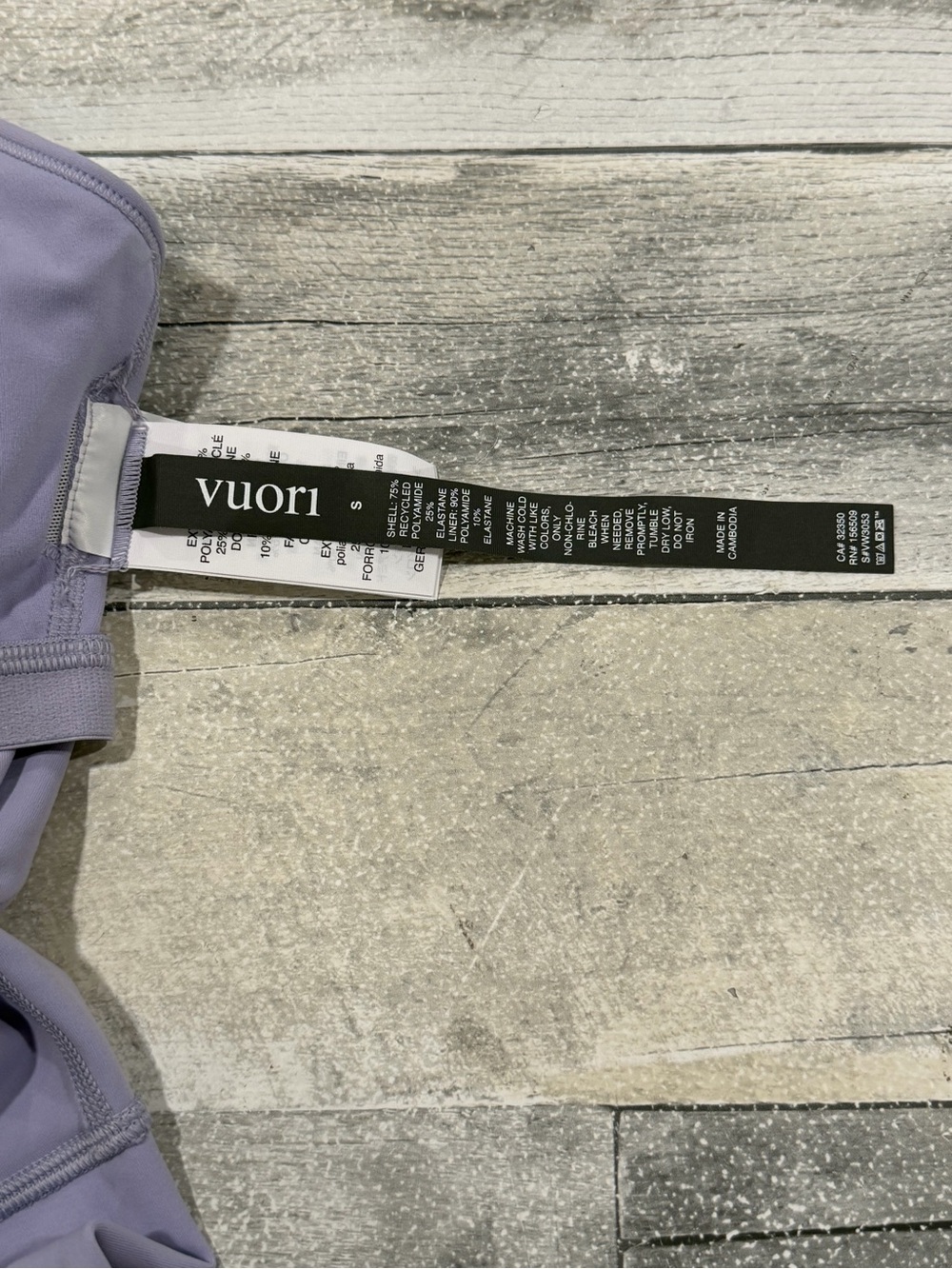 VUORI AllTheFeels One Piece Romper In Lavender Mist BlissBlend - Sz - Small - Picture 4 of 9